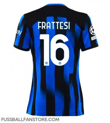 Inter Milan Davide Frattesi #16 Replik Heimtrikot Damen 2023-24 Kurzarm